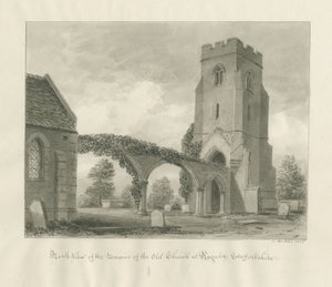 Rugeley Kirche (Alt) von John Buckler