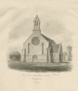 Stafford - Salzkapelle [St. James]: Sepiazeichnung von John Buckler