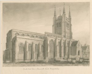 Tamworth Kirche von John Buckler