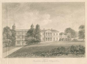 Tixall Hall und Torhaus