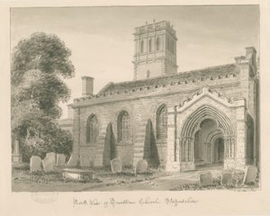 Trentham Kirche von John Buckler