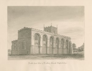 Tutbury Priory Kirche von John Buckler