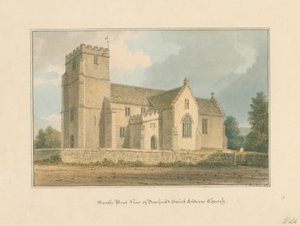 Wiltshire - Donhead Saint Andrew Kirche, 1817