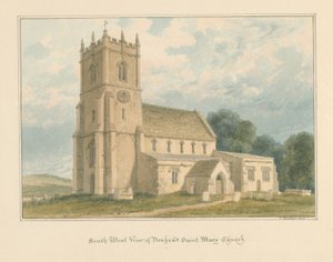 Wiltshire - Donhead Saint Mary Kirche von John Buckler
