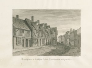 Wolverhampton - Alte Häuser in der Lichfield Straße