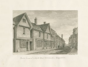 Wolverhampton - Alte Häuser in der Lichfield Straße