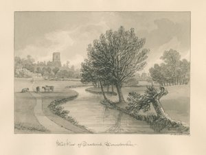 Droitwich - Westansicht der Stadt, 1833