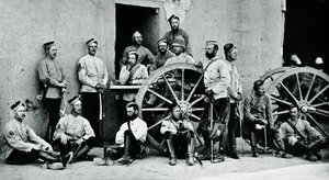 Mitglieder der Royal Artillery