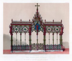 Der Hereford Screen, 19. Jahrhundert von John Burley Waring