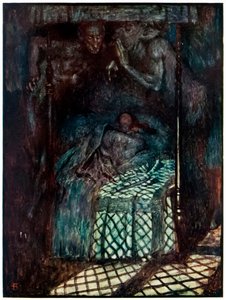 „Christianas Traum“ aus „Die Pilgerreise von dieser Welt zu der, die kommen wird“ von John Bunyan von John Byam Liston Shaw