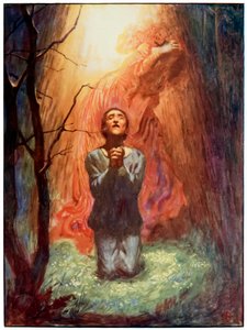 "Herr Standhaft" aus "Die Pilgerreise von dieser Welt zu der zukünftigen Welt" von John Bunyan von John Byam Liston Shaw