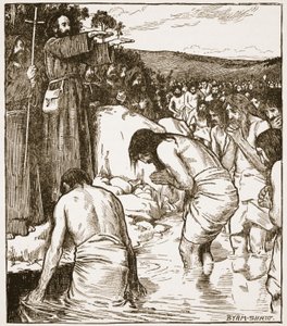 Die Taufe in Tara, Illustration aus 