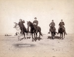 Beobachtung eines feindlichen Indianerlagers, 1891 von John C. H. Grabill