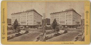 Sherman House, um 1865