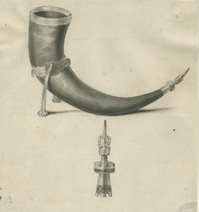 Lichfield - Trinkhorn: Feder- und Sepiazeichnung, nd [1748-1817]