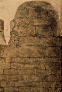 Studie der Wandmalereien im Kapitelhaus