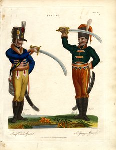 Fechtstile: Halbkreiswache und St. Georgs Wache von John Chapman