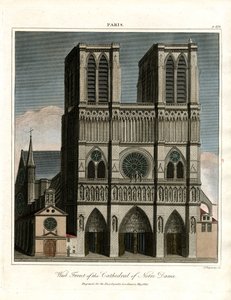 Westfassade der Kathedrale Notre Dame von John Chapman