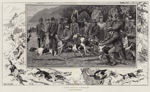 Eine Hundejagd in Cumberland von John Charlton