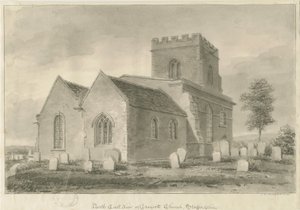 Draycott in the Moors Kirche von John Chessell Buckler