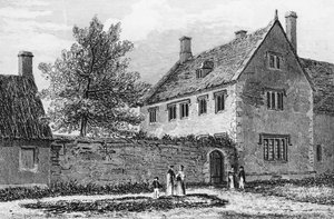 Grammar School in Adderbury, Oxfordshire von John Chessell Buckler