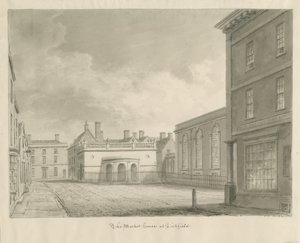 Lichfield - Markthaus von John Chessell Buckler