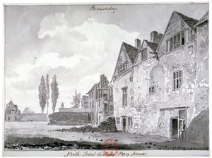 Nordfront des Bermondsey House, London, 1816