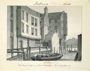 Alte Häuser neben St. Saviour