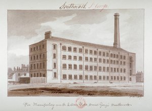 Nadelfabrik in der Nähe der London Road, Southwark, London