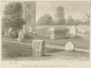 Rocester Kirche - Denkmäler und Kirchhof