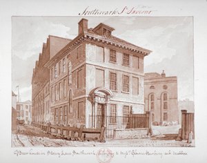 Ansicht eines Brauhauses in der Stoney Lane, Bermondsey, Southwark, London