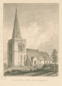 Kirche von Weston-on-Trent von John Chessell Buckler