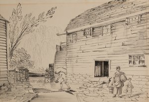 Mühle bei Ditton von John Claude Nattes