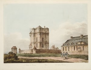 Das Schloss von Vincenne, Illustration aus Versailles, Paris und Saint Denis, veröffentlicht 1810 von John Claude Nattes
