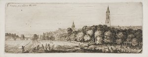 Dumfries vom Dock aus von John Clerk of Eldin
