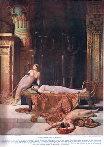 Der Tod der Kleopatra, Illustration aus 