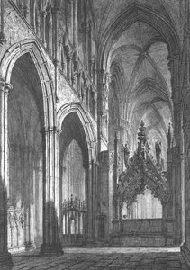 Beverley Minster, östliches Querschiff, frühes 19. Jahrhundert