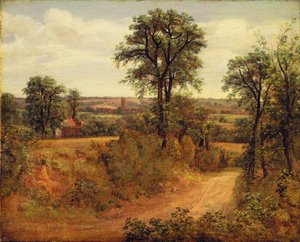 Ein Weg in der Nähe von Dedham, um 1802 von John Constable