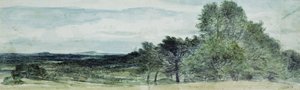 Eine Ansicht in Hursley, Hampshire, 1804 von John Constable