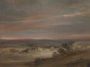 Ein Blick auf Hampstead Heath, früher Morgen