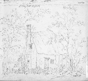 Hütte in East Bergholt von John Constable