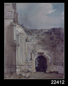 East Bergholt Kirche: Nordbogen des Ruinenturms von John Constable
