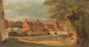 Flatford Mill, zwischen 1810 und 1811 von John Constable