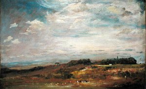 Hampstead Heath mit Badenden