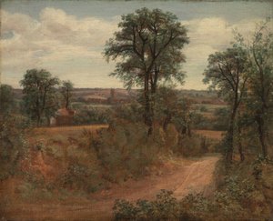Weg bei Dedham von John Constable
