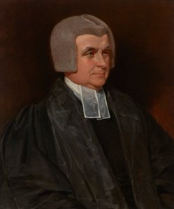 Porträt des Reverend Dr. John Wingfield (1760-1825), Kanoniker der Worcester Kathedrale, Halbfigur, in schwarzem Talar und weißen Bändern von John Constable