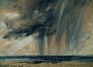 Regensturm über dem Meer, ca. 1824-28