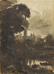 Kathedrale von Salisbury von Nordwesten, um 1830-39 von John Constable