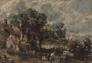 Skizze für "Der Heuwagen" von John Constable