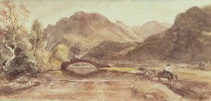 Skizze von Borrowdale, 1806, Nachmittag